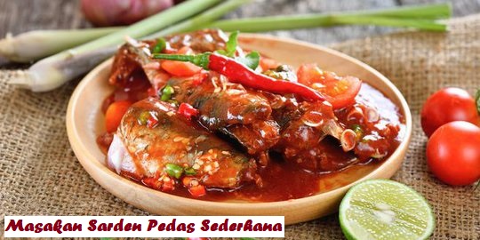 Masakan Sarden Pedas Sederhana